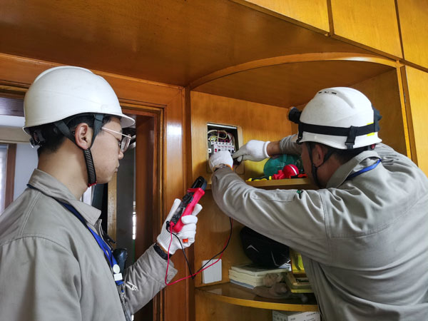 快來電搶修服務隊服務城區(qū)維修檢查